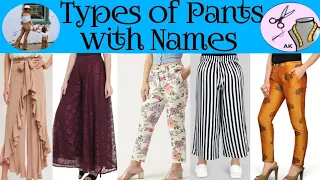 Different types of Pants with Names/Types of Pants collection