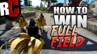 Final Fantasy XV - How to win "FULL FIELD" Chocobo Race against your friends