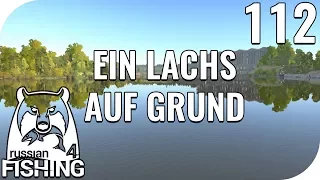 RUSSIAN FISHING 4 #112 - EIN LACHS AUF GRUND! 🎣 || PantoffelPlays