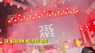 Sa Ngalan Ng Pag Ibig - December Avenue (Clark Aurora Music Festival 2023)