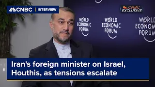 Full interview: Iran's foreign minister on Israel, Houthis, as tensions escalate in the Red Sea