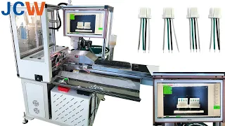 Fully Automatic Single-end Terminal Crimping and Housing Connector Insertion Machine