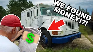 DID WE FIND AN ARMORED CAR USED IN A HEIST? WE TRY TO CRANK IT!