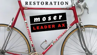 Vintage bike restoration Moser AX Leader with Campagnolo C Record