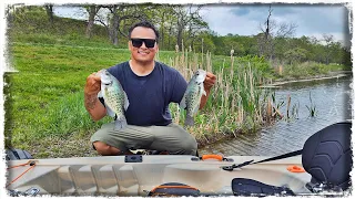 Giant Crappie in the Kayak