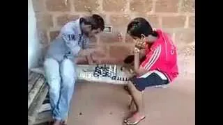 Two Friends Playing Chess Funny Video