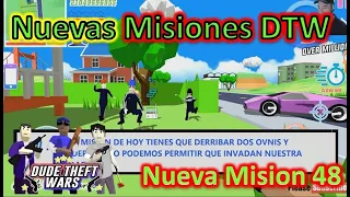 Nuevas Misiones Dude Theft Wars Derriba 2 OVNIS y Vendelos | Dude Theft Wars Español New Missions