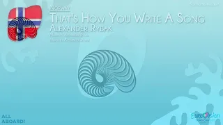 Alexander Rybak - "That's How You Write A Song" (Norway) [Karaoke version]