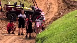 2011 Chad Reed Crash-Millville(Official Speed TV Feed)