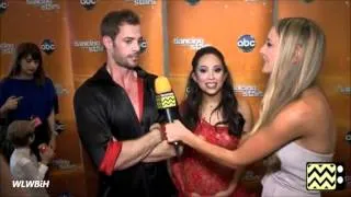 William Levy @WillyLevy29 & Cheryl Burke - DWTS Red Carpet 2012 05 21