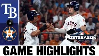 Justin Verlander, Jose Altuve power Astros to Game 1 win | Rays-Astros ALDS Game Highlights