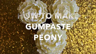 How to make closed gumpaste peony