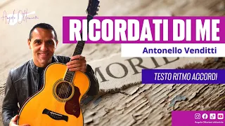 Ricordati di Me - Antonello Venditti - Chitarra - Accordi e Ritmo