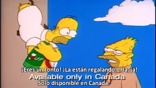 The Simpsons - Free 7UP - 1993 - KFC Commercial-Sub Español