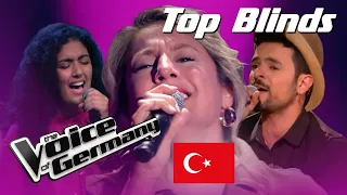 Top 3 Turkish Blind Auditions | Halil Sezai | Mustafa Sandal | Tan Taşçı | The Voice of Germany