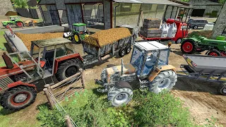 Farming Simulator 22 à l'ancienne | tracteur rouillé, epandage de chaux, nouveau tuk-tuk