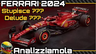 #NUOVA #FERRARI #2024 ANALIZZIAMOLA NEI DETTAGLI - #LECLERC CONTENTO E CONSAPEVOLE - #RB20 IN PISTA