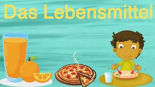 Das Lebensmittel / Essen und Trinken /The Food and Drinks in German / المواد الغذائية بالالمانية