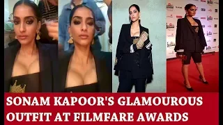 SONAM KAPOOR'S GLAM LOOK ON FILMFARE RED CARPET