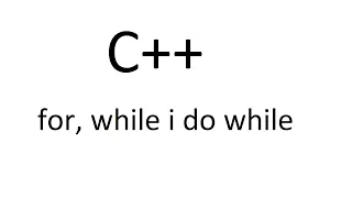 C++ kwadrat for, while i do while czyli pętle w C++