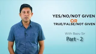 Yes,no,not given or true,false,not given - the best way to solve (part-2)