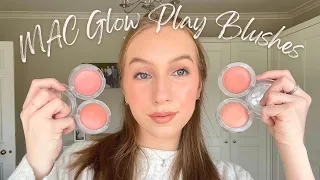 MAC Glow Play Blush 🤍 | Swatches & Try on