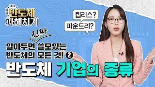 [반도체 파헤치기]알아두면 진짜 쓸모있는 반도체의 모든 것(2)-반도체 기업의 종류