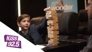 Jacob Tremblay Plays Jenga and Talks 'Wonder' with Damnit Maurie