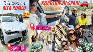 We took a Roadtrip in SPAIN in an ALFA ROMEO 😍 #TravelWSar