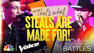 Ethan Lively vs. Avery Roberson - James Otto "Just Got Started Lovin' You" - The Voice Battles 2021