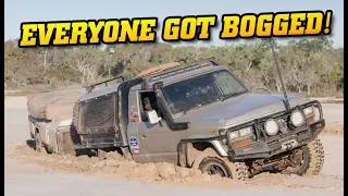 Crazy Top End 4WDing - EVERYONE BOGGED! • How do we get out?