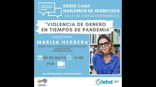 Marisa Herrera "Violencia de Genero en tiempos de Pandemia"