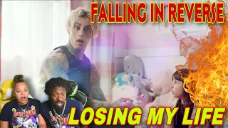 FIRST TIME HEARING Falling In Reverse - "Losing My Life" REACTION