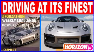 Forza Horizon 5 DRIVING AT ITS FINEST Forzathon Weekly challenge Porsche 911 GT2 RS 2018