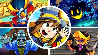 A Hat in Time - All Bosses + [Good & Bad] Endings