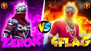 4Flag Gamer Vs Zerox FF 💗 Spinner God!!..🎮💗