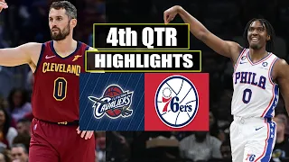 Cleveland Cavaliers vs Philadelphia 76er 4th QTR HIGHLIGHTS | March 29 | 2024 NBA Season