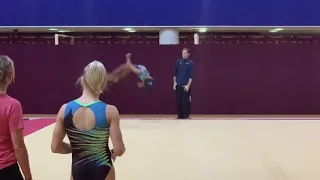 Simone Biles - floor - world training DOHA