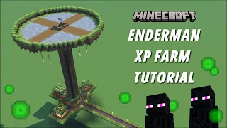 Minecraft Enderman XP Farm Tutorial [Aesthetic Farm] [1440p HD]