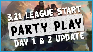 3.21 | HAVING FUN WITH FRIENDS - PoE Crucible Day 1 & 2 Leaguestart Update