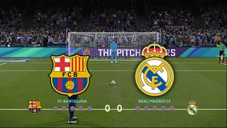 BARCELONA VS REAL MADRID - PENALTY SHOOTOUT  MATCH 2023! PES 23/PC GAMEPLAY