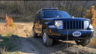 Jeep Liberty KK Off Road Test, climbing, descending, and mudding! And I was all alone! 😬