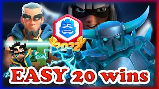 20 WIN CHALLENGE WITH PEKKA BRIDGE SPAM | Clash Royale