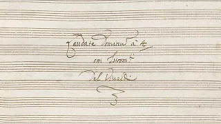 VIVALDI | Laudate Dominum à 4 con Istromenti | RV 606 in D minor | Original manuscript