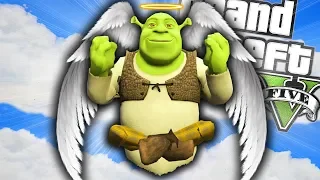 SUBO al CIELO y REGRESO a SHREK a la VIDA !! - Grand Theft Auto 5