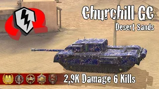 Churchill Gun Carrier  |  2,9K Damage 6 Kills  |  WoT Blitz Replays