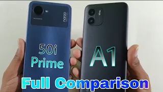 Redmi A1 vs Realme Narzo 50i Prime Full Comparison