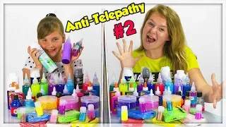 ANTI TWIN TELEPATHY SLIME CHALLENGE !#2