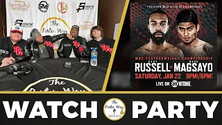 Gary Russell Jr. vs Mark Magsayo Live Watch Party