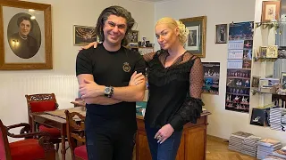 Анастасия Волочкова в гостях у Николая Цискаридзе